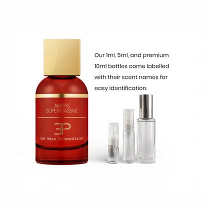 Les EAUX Primordiales Ambre Supermassive Extrait de Parfum Sample